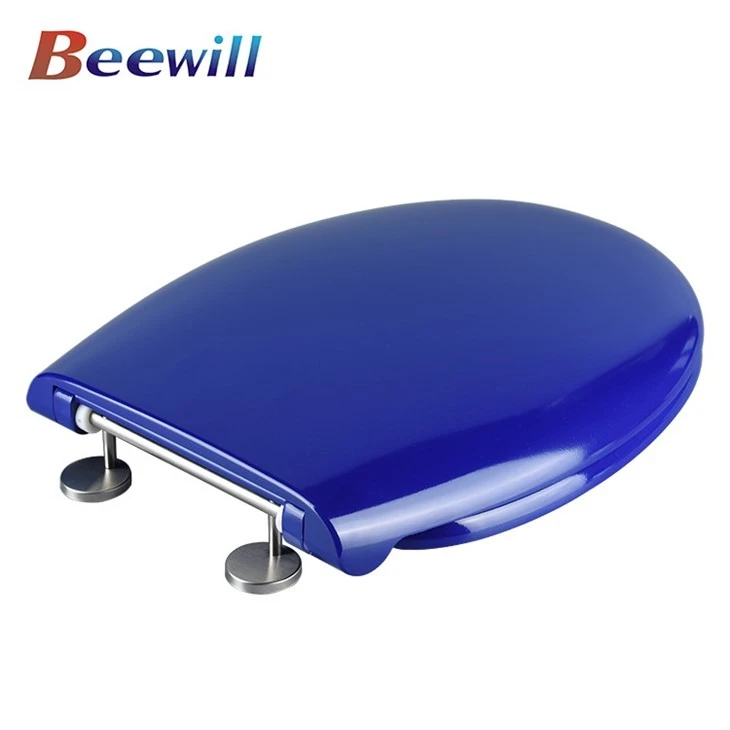 dark blue toilet seat cover