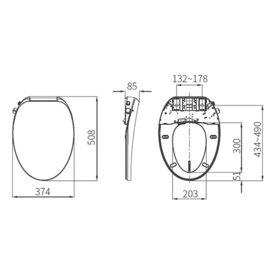 bidet with dryer size bidet with dryer size